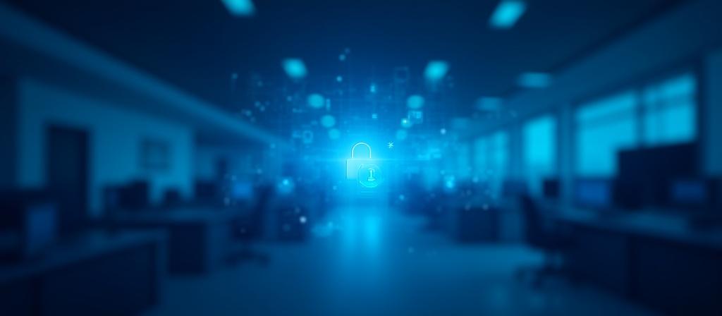 بيئة رقمية آمنة لحماية البيانات