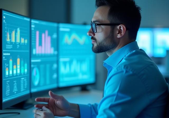 مهندس طاقة يحلل بيانات الاستهلاك برياض